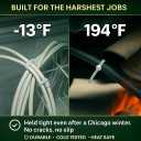 Zip Ties 14 inch Clear White, 50 lbs Strength, UV resistant, Self-locking, Multi-purpose Long Cable Ties, Wire Ties Heavy Duty Tie Downs for Office, Home, Outdoors, Cable Management by Nirah