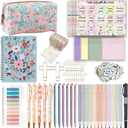 Bible Study Supplies Journaling Kit with Tabs and Notebooks, Bibles Highlighters and Pens No Bleed, Bible Study Kit for Women Students Beginner Christian Gifts