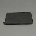 WOOLALA Mens Wallet Waterproof Canvas Zipper Arrounded Large Capacity Accordion Folded Cash Cards Phone Holder Long Wallet