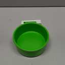 Dog Crate Water Bowl No Spill, 20oz Food-Grade Polypropylene Feeder, Secure Crate Mount with Covered Parts, Travel-Ready & Easy to Clean (Green)