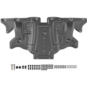 MusixiA Rear Skid Plate Compatible with 2017-2025 Tesla Model 3 & 2020-2025 Model Y, Heavy-Duty Engine Splash Shield & Under Chassis Guard, All-Weather Protection from Debris/Scrapes/Splashes