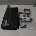 Under Desk Cable Management,No Drill 36",cord organizer,with Silicone Pads (No Scratch!)16 Cable Ties,Washable PE Honeycomb Base,Clamp/Screw Mount-Fits Any Desk 0-2.1",No Stinky Cardboard! Black