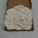 Wokceer 6FT Wedding Arch Backdrop Cover Spandex Fitted Ivory Wedding Arch Covers Round Top Chiara Backdrop Cover for Birthday Party Ceremony Banquet Decoration