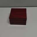 Wooden Single Watch Gift Box with Pillow, Wood Wristwatch Wrist Watch Case Storage Box for Christmas, Birthdays, Anniversary (Wood Color B)