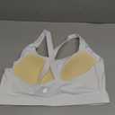 Cordaw Pickleball Sports Bras for Women High Support, Molded Cup Crisscross Back High Impact Workout Yoga Bra (Large, White)