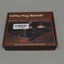 Mug Warmer - 36W Coffee Mug Warmer for Desk with Temperature Display, 2-12Hrs Auto Shut Off, Smart Candle Warmer - Ideal Coffee Gifts Accessories Keep Beverages Coffee Warmer (Wood) (Wood)