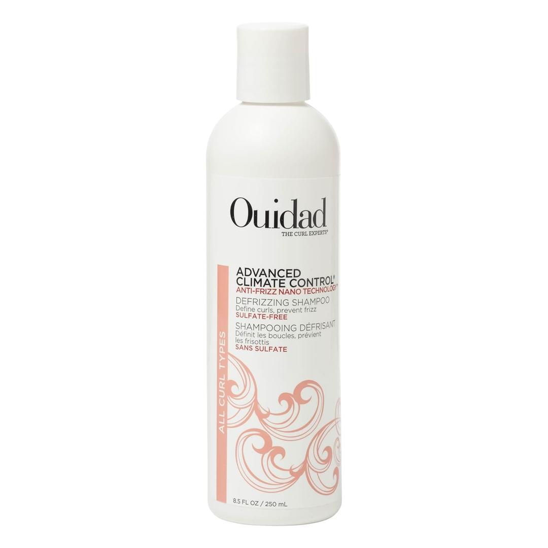 Ouidad Advanced Climate Control Defrizzing Shampoo for Curly Hair – Sulfate-Free Gentle Hair Cleanser with Shea Butter, Locks In Moisture & Locks Out Frizz, Helps Define & Repair Curls, All Curl Types