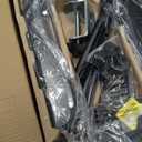 WALI Dual Monitor Mount, 13-32 Inch Adjustable Spring Dual Monitor Arm for Desk Holds Max 19.8 lbs Screens, Swivel Vesa Bracket with C Clamp, Grommet Mounting, Monitor Arms for 2 Monitors (GSDM002)