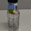 Kolder Salad Dressing Mixer Bottle with 8 Classic Light Recipes, Glass, 13-Ounce Capacity