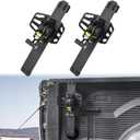 Retractable Ratchet Tie Down Straps Compatible with for 2009-2018 Dodge Ram 1500 Truck Cargo Bed Mounted Tie Down Retractable Ratchet Strap with Safety Lock System Mounting Bracket