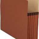 Business Source, BSN65792, Redrope Letter Expanding File Pockets, 10 / Box, Redrope