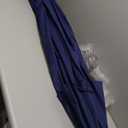 JEAREY 9FT Outdoor Patio Umbrella Outdoor Table Umbrella with Push Button Tilt and Crank, Market Umbrella 8 Sturdy Ribs UV Protection Waterproof for Garden, Deck, Backyard, Pool (Dark Blue)