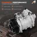 AC Compressor Compatible with Honda Accord 2013-2017 Air Conditioner Compressor Replace# 5513126 6513126 197303 388105A2A01