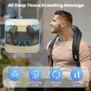 COMFIER Cordless Neck Shoulder Massager with Heat, Shiatsu Neck Back Massage for Pain Deep Tissue, 4D Kneading, Gifts for Dad Mom