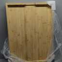 Allsum 30x20" Bamboo Cutting Boards for Kitchen, Wood Stove Top Cover, Extra Large Noodle Board Over Sink, Charcuterie Board Cheese Serving Tray with Side Handles and Juice Grooves