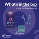 Airmax Nasal Dilators - Anti Snore Device - Small - 6-Month Relief - Cure for Snoring - Recommended by Physicians - Blue - One-Pack