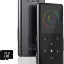 128GB MP3 Player with Bluetooth, Portable Music Player with Built-in Speaker, Enjoying Your Digital Music and Audiobooks Anytime,Includes FM Radio,Recorder,E-Book,and Comes with Earphones