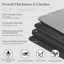 Bathroom Mat Rugs 47x17, Long Diatomaceous Earth Bath Mat Large Quick Dry Bath Mat Non Slip Rubber Backed Super Absorbent Shower Mats, Thin Bathroom Runner Rugs Floor Mat Fit Under Door, Grey