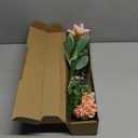 Serra Flora Artificial Greenery Stems Box Set,(Pack of 47pcs) with 9 Kinds of Faux Pink Green Filler for DIY Bridal Bouquets Wedding Floral Arrangement Table Centerpieces