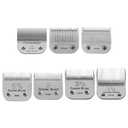 7 Packs Detachable Replacement Blades,Compatible with Andis/oster Classic 76/Star-Teq/Power-Teq/A5 Clipper,Cut Length 1/150"to 1/2"