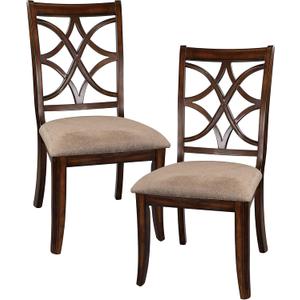 Homelegance Casual Dining Side Chair 2546S
 (Set of 2). Product Dimensions 26"D x 21.5"x40.5"H .Overall Size: 21.5" x 26" x 40.5"H; Seat Size: 21" x 18" x 20"H.