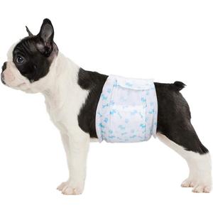 Male Dog Diapers - Absorbent Dog Wraps Belly Bands for Dogs with Leak Protection, Excitable Urination, Incontinence, or Male Marking, Small 24 Pcs