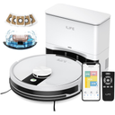 ILIFE A12 Pro Robot Vacuum and Mop Combo, Self Emptying Station for 60 Days, LiDAR Navigation, Home Mapping, No-Go Zones, 2.4G WiFi/App/Alexa/Remote Control, for Hard Floors, 110V