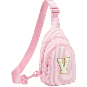 Viverte Gifts for 8 9 10 11 12 Year Old Girls Sling Bag Crossbody Bags Fanny Pack for Teen Girls Personalized Gifts for Women (Light Pink)