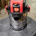 Shop-Vac 5 Gallon 4.0 HP Wet/Dry Vacuum with Blower Function, Stainless Steel Tank, Portable Shop Vacuum with Wheels, Includes Filters, Hose & Accessories, Ideal for Garage and Workshop