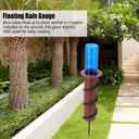 Rain Gauge, Floating Measurement Tool, Floating Rain Gauge for Home Lawns, Gardens and Landscaping(Inline)