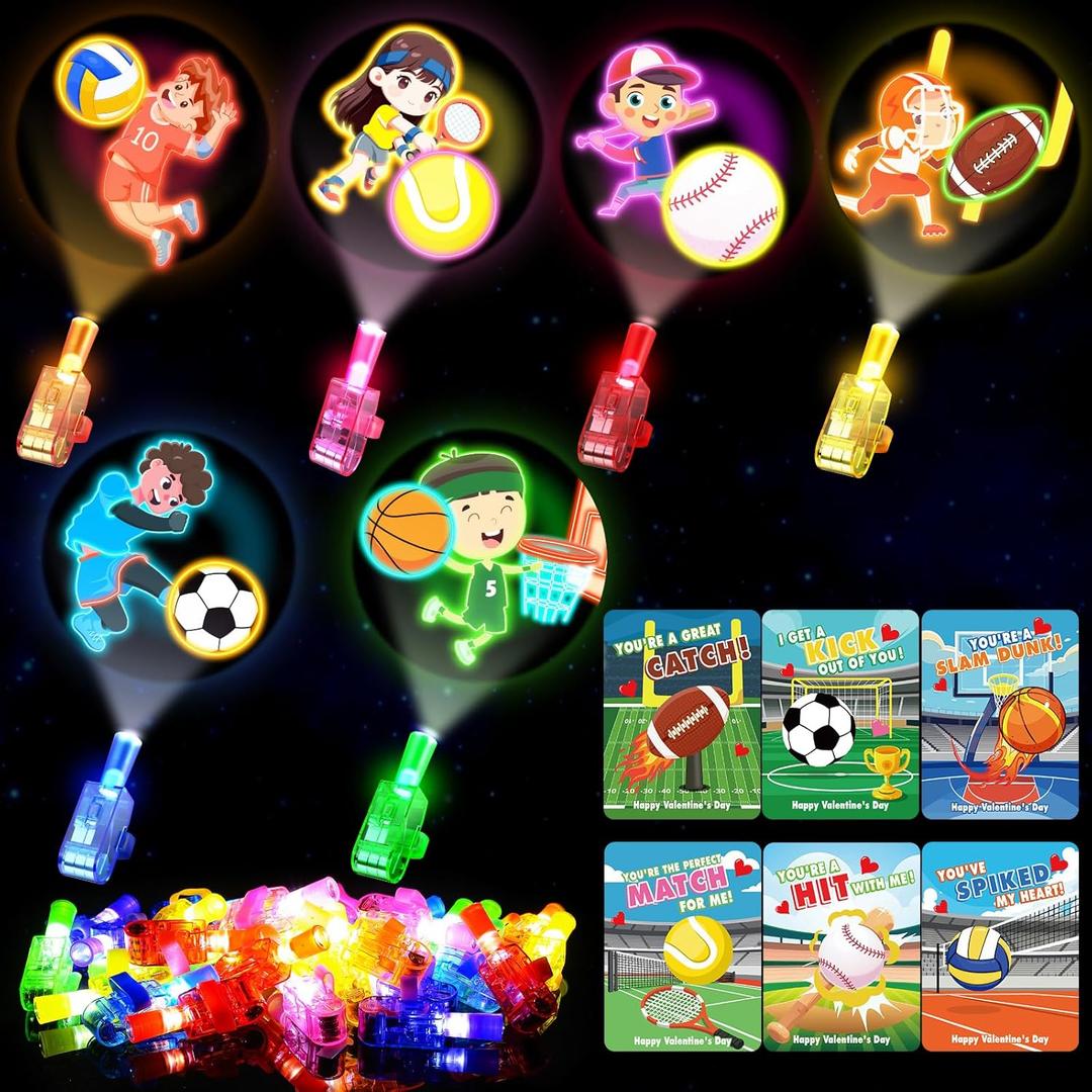 3 x CPSYUB 28 Pack Easter LED Finger Lights with Cards, Space Astronaut Glow in the Dark Toys, Kids Party Favors, Easter Basket Stuffers, Classroom Prizes & Goodie Bag Fillers