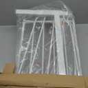 Regalo Safety 29-38.5" Baby Gate for Doorways & Bottom of Stairs, Pressure Mounted Baby Gate with Door for Babies, Toddlers & Pets, Tested & Safe for 30 Years, American Designed, American Owned, White