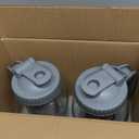 Cold Brew Coffee Maker Jar - 64oz Thick Glass Multipurpose Mason Pitcher Spout Lid with Handle & Stainless Steel Filter for Iced Coffee, Lemonade, Ice Tea, Homemade Fruit Drinks Container2Pack