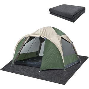 DECOHS 6.2 x 5 Ft Camping Tent Carpet Mat - Waterproof Outdoor Tent Rug - Portable Cuttable Picnic Camping Floor Blanket for Lawn Supplies