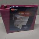 Heavy-Duty View 3 Ring Binder, 2" One Touch EZD Rings, 540-Sheet Capacity, 2.8 Inch Wide Spine, Great for Home, School Supplies, Office, or Organization Needs, 1 Purple Binder (79777)