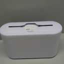 Paper Towel Holder Countertop, Commercial Paper Towel Dispenser, Multifold Trifold Z-Fold Paper Towel Dispenser, Hand Towel Dispenser, Napkin Holder Dispenser for Home Kitchen Restaurant (Blk-5857-white)