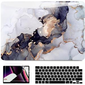 B BELK Compatible with MacBook Pro 14 inch Case M5 2026-2021 M4 M3 M2 M1 A3426 A3427 A3112 A3185 A3401 A2918 A2992 A2779 A2442, Plastic Hard Shell Case+Keyboard Cover+Screen Protector, Blue Marble
