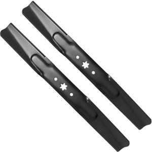942-04244A Mower Blades Fit for Cub-Cad et 46" Deck, 942-04290 High Lift Blades for Cub Cad et XT1 XT2 LTX1045 1046 Tractor, Craftsman T240 LT2000, Troy Bilt Horse XP Riding Mower, 2 Pack