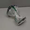 Portable LED Mushroom Table Lamp, Cordless Desk Night Light with 5200mAh Rechargeable Battery, Stepless Dimming Small Lamp with 3 Color and Brightness Control for Bedroom/Patio/Bar/Coffee shop (Black)