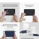MOFT Laptop Stand for Desk, Adhesive Airflow Laptop Cooling Stand for Heat Dissipation with 2 Adjustable Viewing Angles, Foldable & Portable Computer Stand Compatible with Laptops 11"-16", Navy Blue