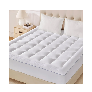 Eiayeebil Twin Pillow Top Mattress Topper, 1000GSM Extra Thick Mattress Pad for Body Pain Relief, Soft Breathable Bed Topper with 8"-21" Deep Pocket, 3D+7D Down Alternative, White