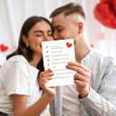3 x Valentines Day Card,Valentines Day Cards Gifts for Him Her,Valentines Day Card for Husband Wife Boyfriend Girlfriend Men Women Fiance Fiancee
