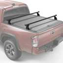 Adjustable 65.4Heavy Duty Truck Bed Rack Cross Bars2PCS for Mid-Size Trucks with Retractable Truck Bed Tonneau Covers Aluminum Crossbar with Top Slide Mount|Fits Kayak Racks, Bike Racks, and More