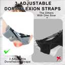 Plantar Fasciitis Night Splint,Upgrade 3 Adjustable Plantar Fasciitis Relief Brace,Adjustable Aluminum Bar Inside,for Pain Relief Fasciitis,Achilles Tendonitis,Foot Drop with Women Men, One Size