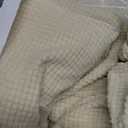 PrinceDeco Stretch Armless Futon Cover Futon Slipcover Full Queen Size Couch Cover Futon Sofa Bed Cover Furniture Protector with Elastic Bottom, Machine Washable, Biscotti Beige