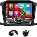 4+64G 9 inch Android Car Radio Stereo for Ford Escape F150/F250/F350 2013-2019, 1080P Double Din Touch Screen Car Audio Receiver with CarPlay Andriod Auto, Bluetooth, GPS, SWC, WiFi, HD Backup Camera