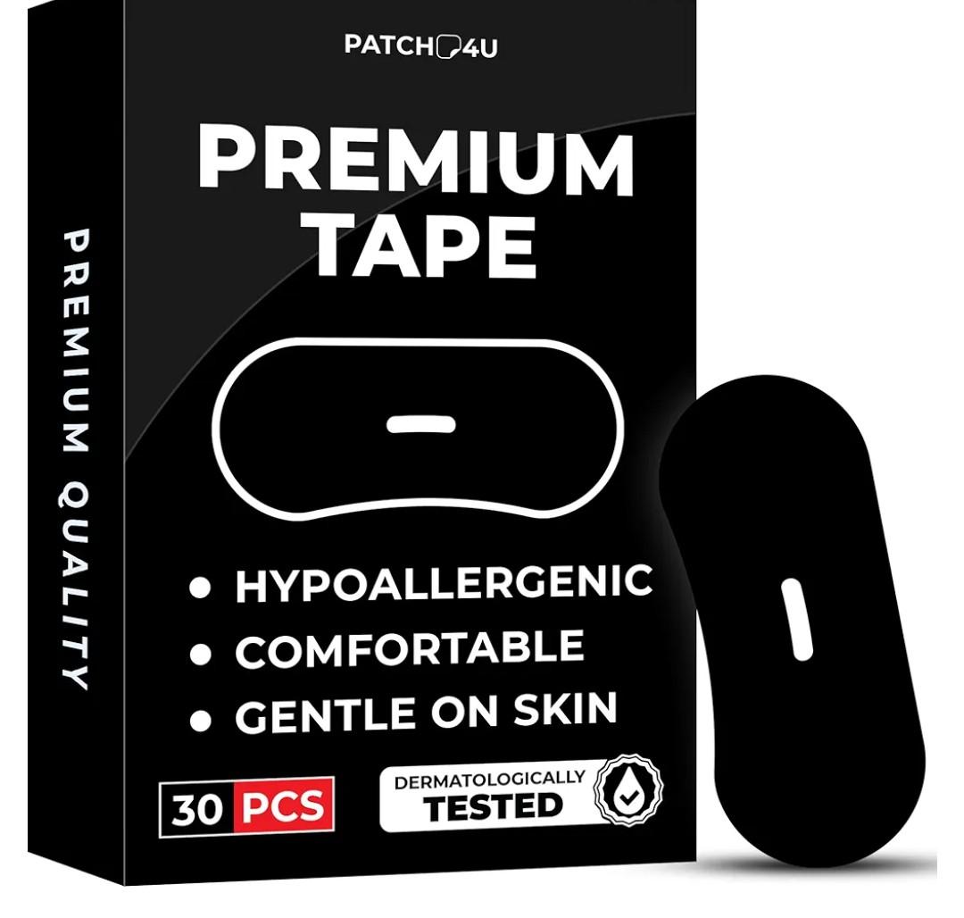 PATCH4U Premium Tape (30 Pack)  Pain Free Removal, Hypoallergenic, Latex Free & Gentle On Skin  Skin Friendly Adhesive Cotton Tape, Set of 2
