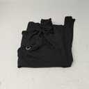 Minetom Women's V Neck 3/4 Sleeve Shirts Cold Shoulder Tops Basic Summer Tees (X-Large, A Black)