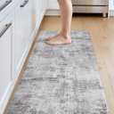 DEXI Kitchen Floor Mats Cushioned Anti Fatigue Runner, 23x59 Dark Grey