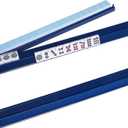 4PCS Mahjong Racks with Pushers(Dark Blue) for 166 American Mahjong Tiles, Mahjong All-in-one Tile Rack with Pusher Combo